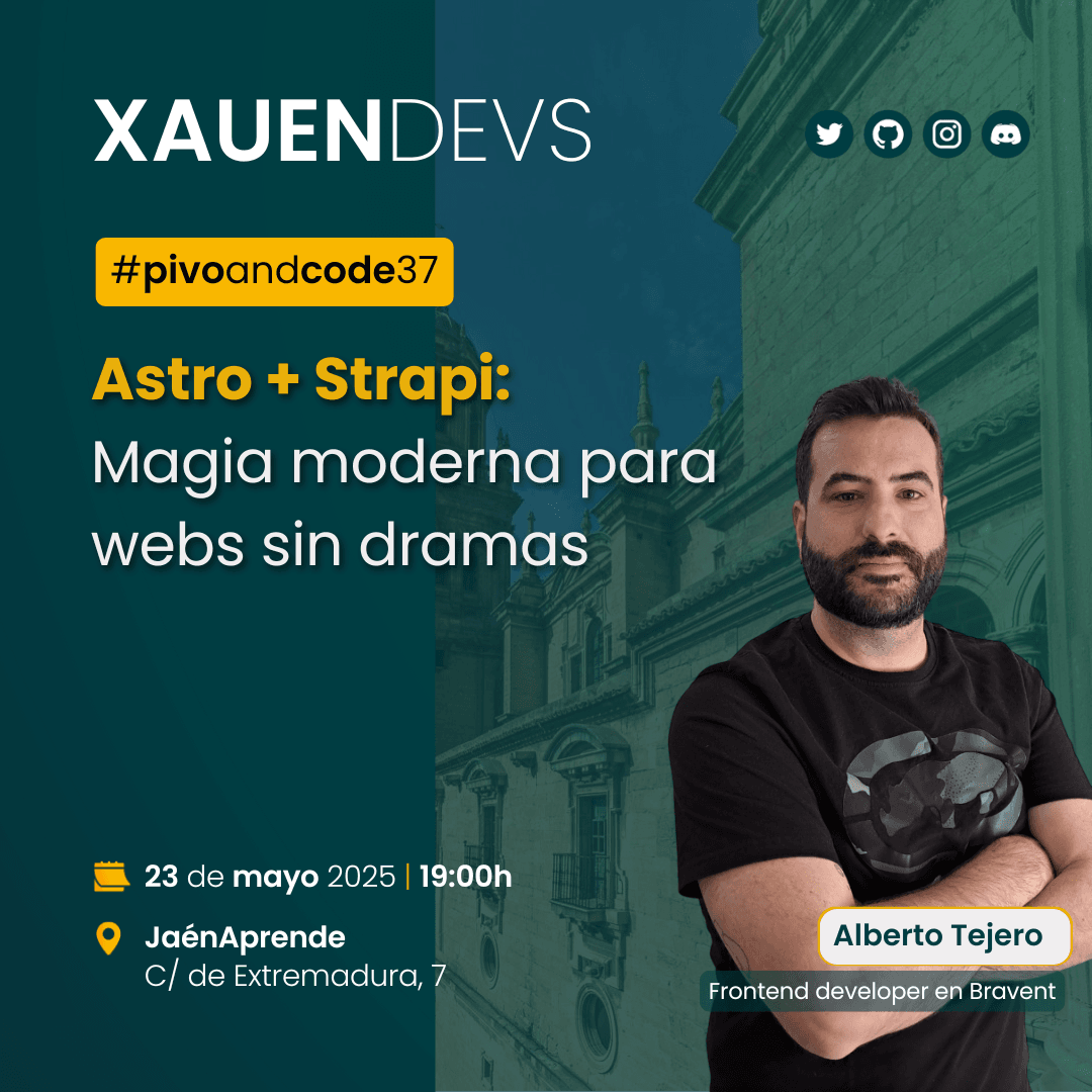 Cartel de la 37 edición de la PivoAndCode